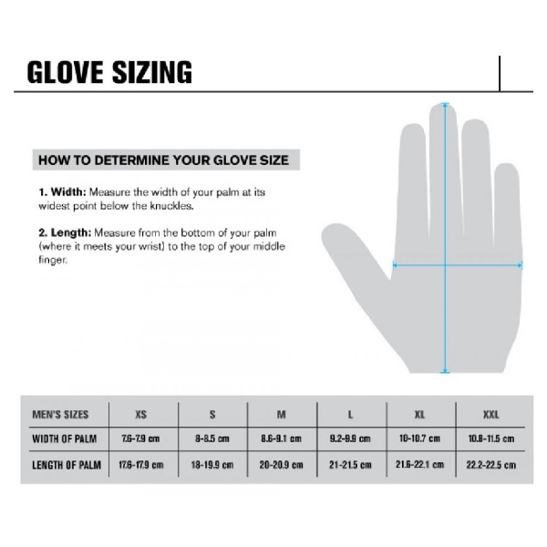 gloves chart-1200×1000